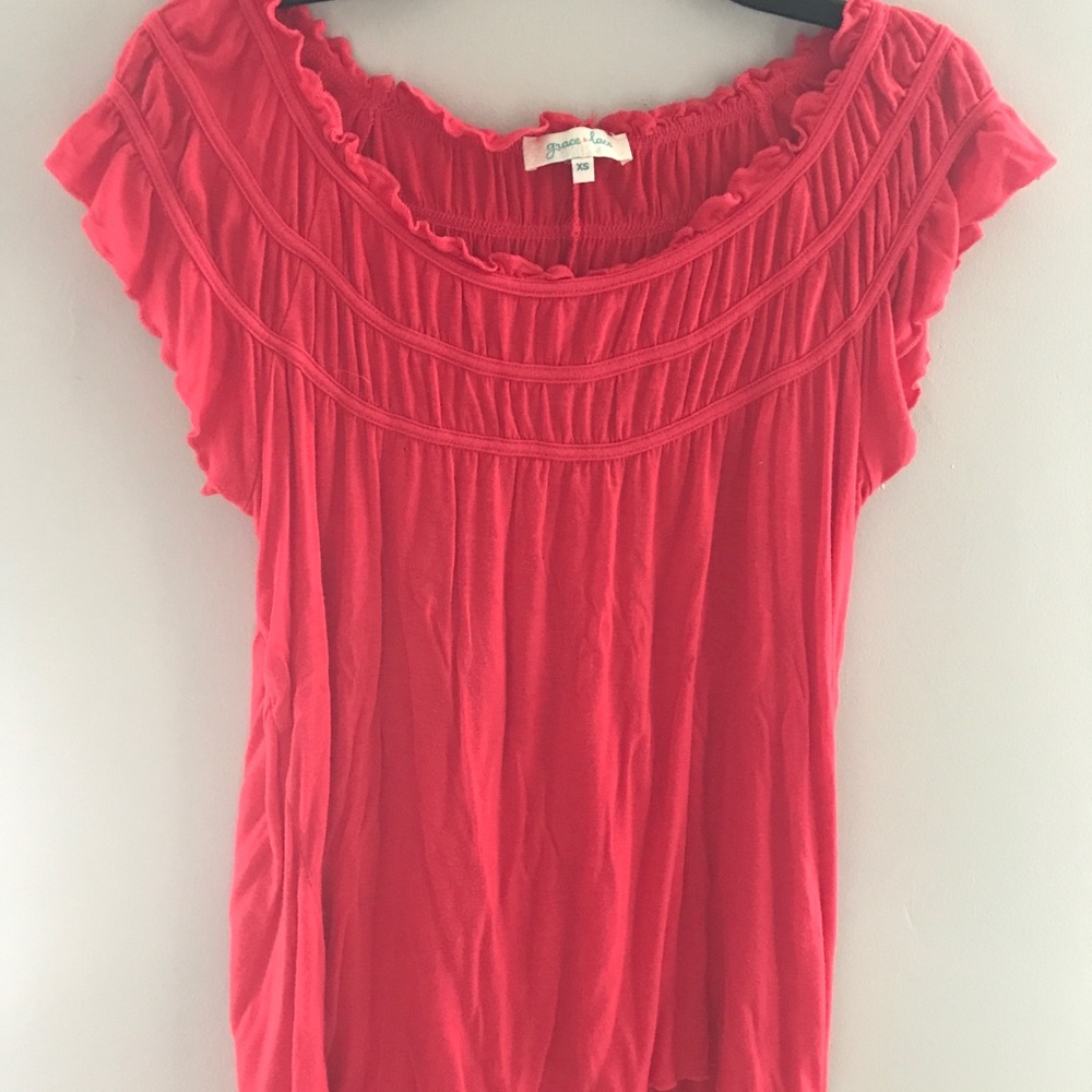 Grace & Lace Smocked Top